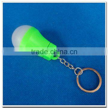 Promotional mini led bulb light with keyring