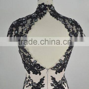 Sexy Zuhair Murad Black Embroidery Red Carpet Dress Floor Length Gown Dress For Party Vestidos Femininos TPD316 photo-6