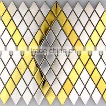 High quality of Dimond shape glass mosaic tile for decorative wall YX-MI31 .