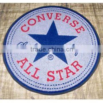 Famous Shoe Brand Round Logo Mat