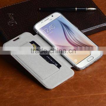 Crystal Cellphone Accessories Leather Wallet Flip Cover for Samsung s6 photo-5