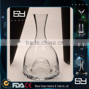 High Quality Exquisite Bowling Shaped Glass Wine Decanter