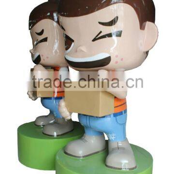 cartoon resin garden sculpture