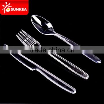 Disposable plastic Chinese soup knife fork spoon                        
                                                Quality Choice