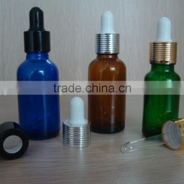 color essential glass oil bottle