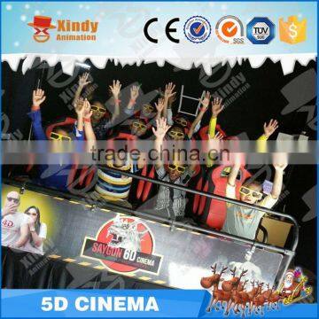 Indoor Cinema Equipment Type Hydraulic 5d Cinema System Mini Theater Simulator photo-4