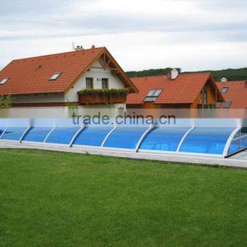 50 Mircon UV Coated Plastic Polycarbonate Sheet For Swim Pool Cover photo-3