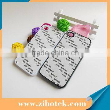 DIY customized printing sublimation cover cases for iPhone 4/4s with coating aluminum inserts