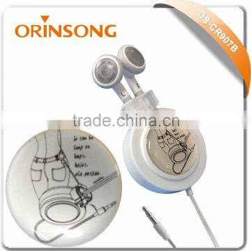 2016 promotion customer logo earphone
