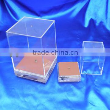 Customize clear acrylic watch display box dispaly cabinet