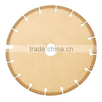 180mm Metal Cutting Disc , Vacuum Brazed Diamond Circular Saw Blade