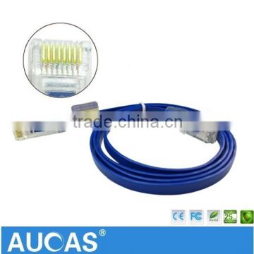 High Quality Cat6 UTP 24AWG Flat Cat6 Patch Cord 1M 2M 3M 5M