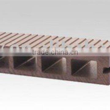 outdoor ribbed wpc decking/hollow garden flooring/garden decoration