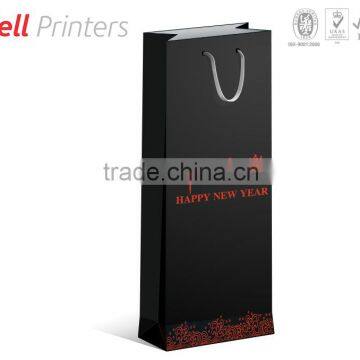 Chinese Horse year gift paper bag with flexi handle from India