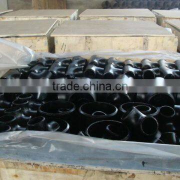 carbon steel butt weld diameter &seamless equal and reducer tee