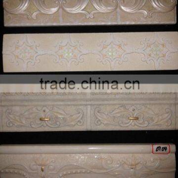 Border tiles factory resin border decorative tile