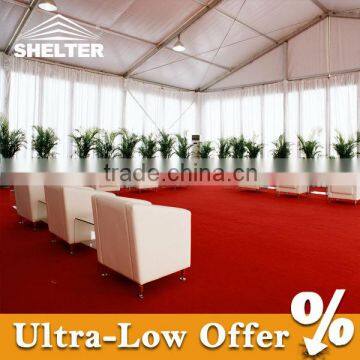 20m Width tent hotel rooms