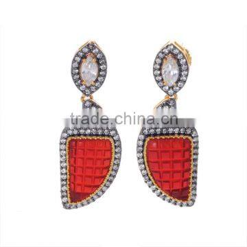 FASHION CUBIC ZIRCONIA EARRINGS ER-681-600