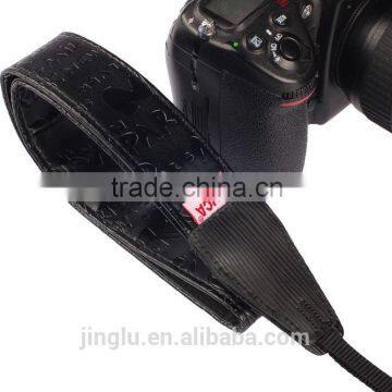 Black Leather Camera Strap Shoulder Neck Russian Series For DSLR for Canon for Nikon Q-01 photo-3