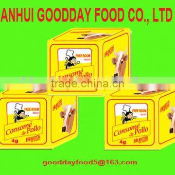 4g*25cubes*80bags halal Muslim beef stock cube