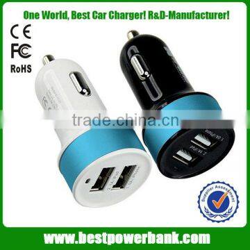 HC-C27 charge for mobile phone wholesale price custom logo 2.1A usb car charger adapter