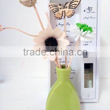 Green Ceramic Flower Fragrance Diffuser For Wholesale