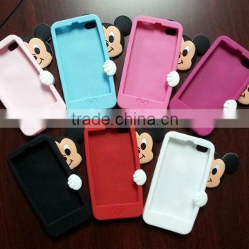 Loverly Soft 3D new design silicone case for iphone5