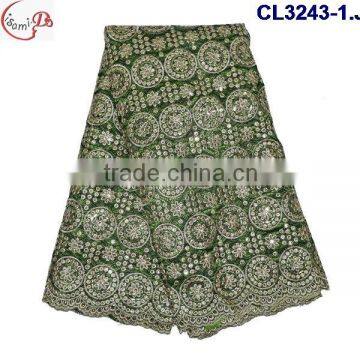 CL3243 2015 Chowleedee high quality newest style charming gowger lace with stone