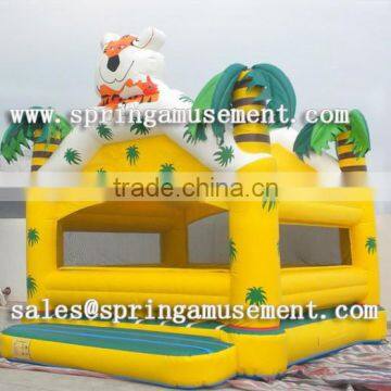 fashion design tropical polar bear model inflatable bouncer, inflatable toys SP-AB017