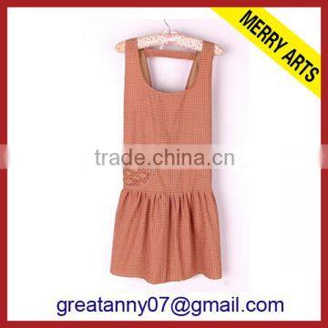 Fancy blocked adult disposable bibs LDPE aprons wholesale