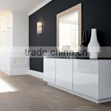 Modern furniture sideboard white high gloss