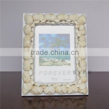 Natural small shells frame frame home holiday gift ideas for children swing sets photo frame factory direct wholesale