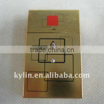 Aluminium cigarette box with square shape