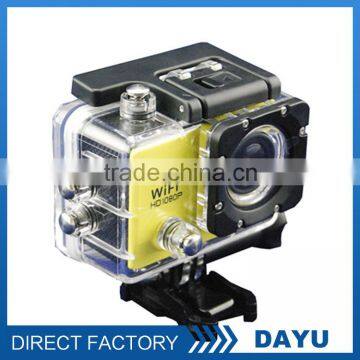 New Arrival Private Housing Full HD1080P 2.0inch Display Screen Underwater 30M Wifi Helmet Sport Camera