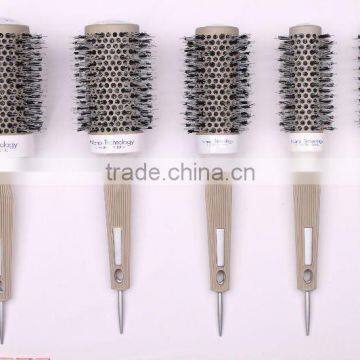 hot selling boar bristle mixed nylon ceramic hair brush