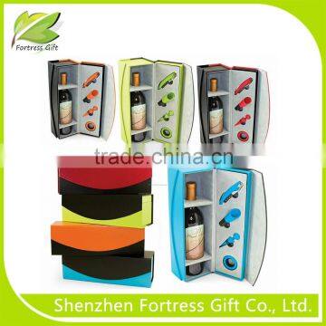 fancy design single bottle paper wine box