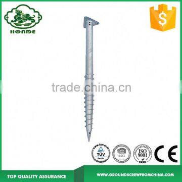 Commercial Cheap Galvanized Triangle Flange Ground Screw Anchor photo-6