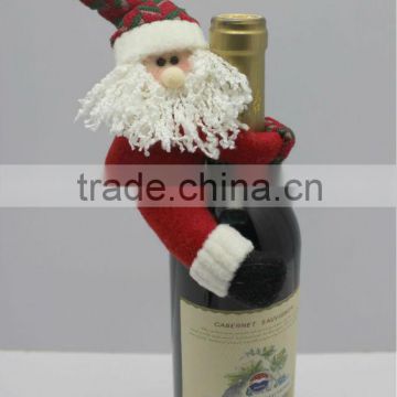 New item wine bottle decoration christmas