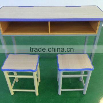 Double School Desk Adjustable School Desk and Chair Modern School Furniture HXZY057 photo-6