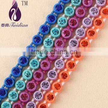 Rhinestone trim SS8/Plastic Crystal Rhinestone Banding