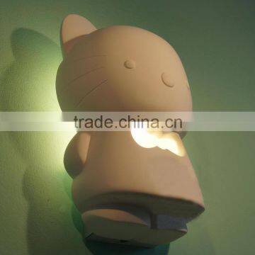 Modern Creative Childish Lovely Kitty Cartoon Wall Lamp photo-3
