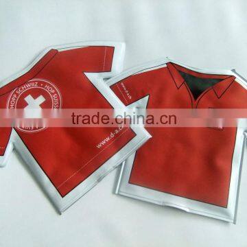 Football Shirt Shape PVC Gel Single Beer Bottle Cooler Sleeve for Sports Gift photo-6