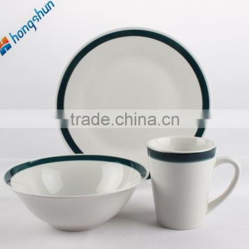 Eco-friendly ceramic dinnerware set stoneware dinner set