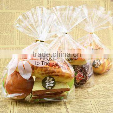 cookies/biscuits/muffin/bread snack packaging bag custom printed clear plastic bread bags