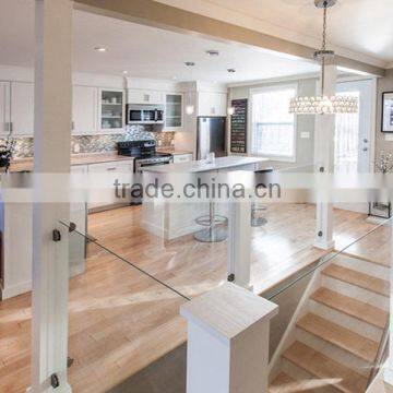 stainless steel glass clamp balustrades to column