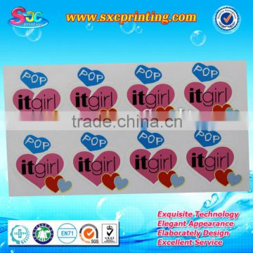 High temperature sticker, High visibility stickers