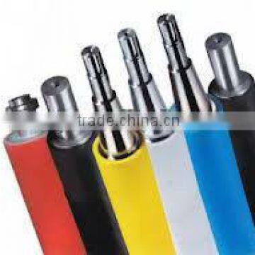 color rubber roller