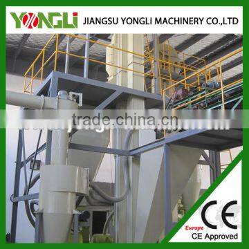 easy assembly bamboo dust pellet production line made in changzhou China