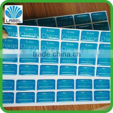 custom die cut shape epoxy labels