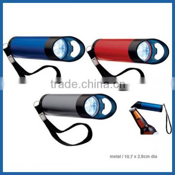 Flashlight bottle opener / bottle opener flashlight / bottle opener torch